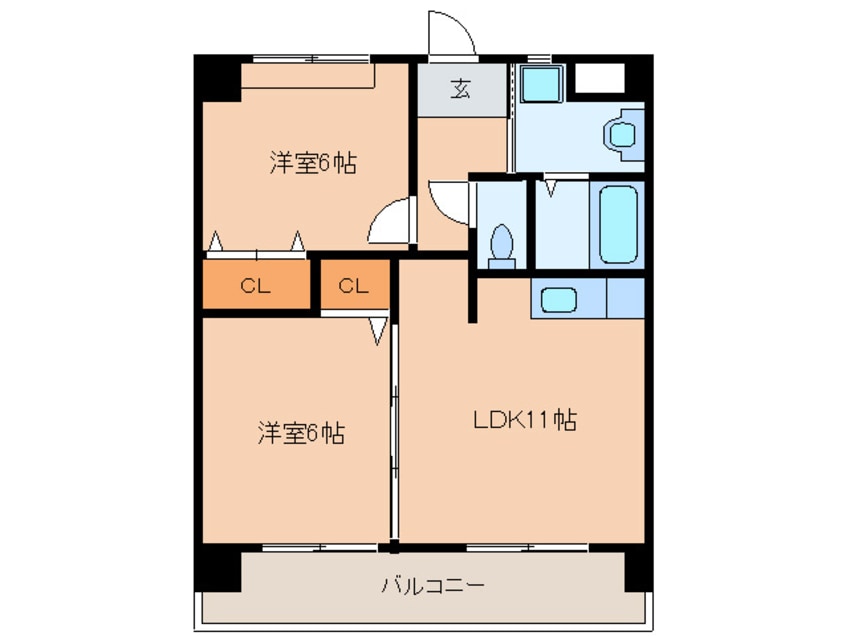 間取図 アンテスⅡ