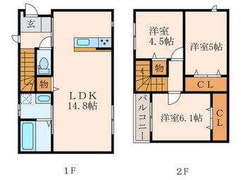 間取図 仮）サンラプロ東山