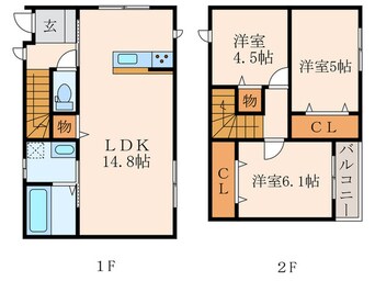 間取図 仮）サンラプロ東山