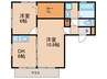 セジュールⅠ 2DKの間取り