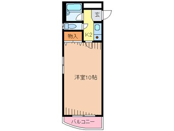 間取図 シティパレス福岡工大前