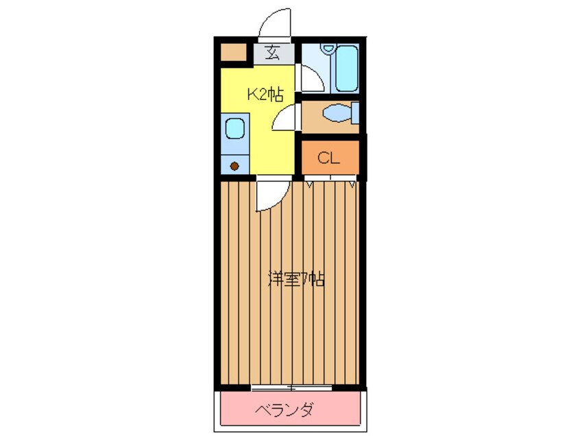 間取図 シティパレス福岡工大前