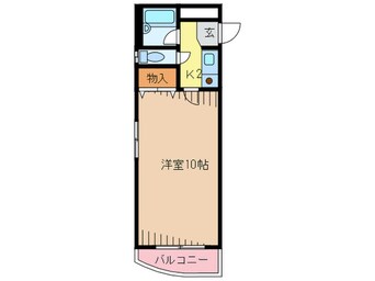 間取図 シティパレス福岡工大前