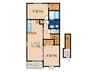 ＫＥＩ　ＨＯＵＳＥⅢ 2LDKの間取り