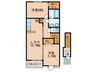 ＫＥＩ　ＨＯＵＳＥⅢ 2LDKの間取り