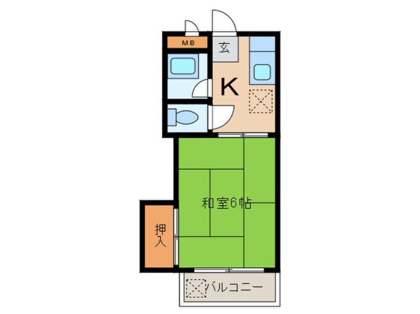 間取図 アロービル香椎