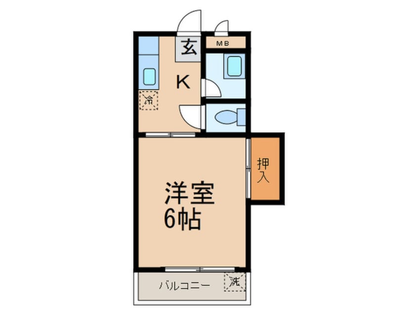 間取図 アロービル香椎