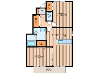 間取図 ローズコート美咲