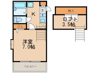 間取図 エムビル香椎駅前