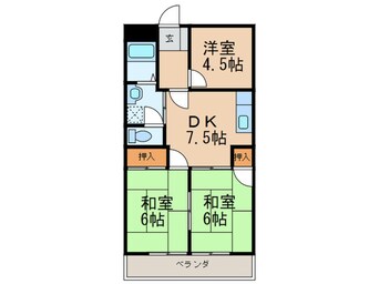 間取図 シャトレ青山Ｂ