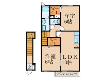間取図 ファミールメゾンB