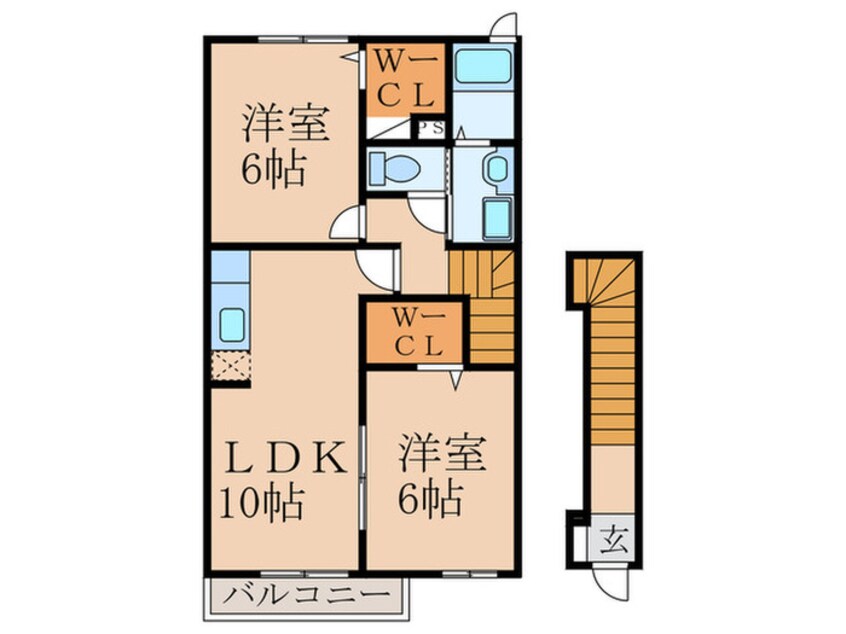 間取図 ファミールメゾンB