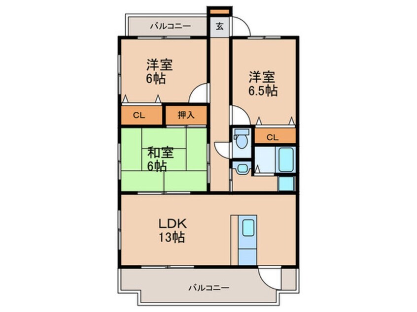 間取図 レクエルド・アイ