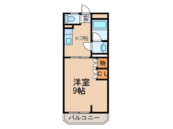 間取図 ドルフィン大野城