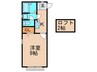 αＮＥＸＴ北九州第５ 1Kの間取り