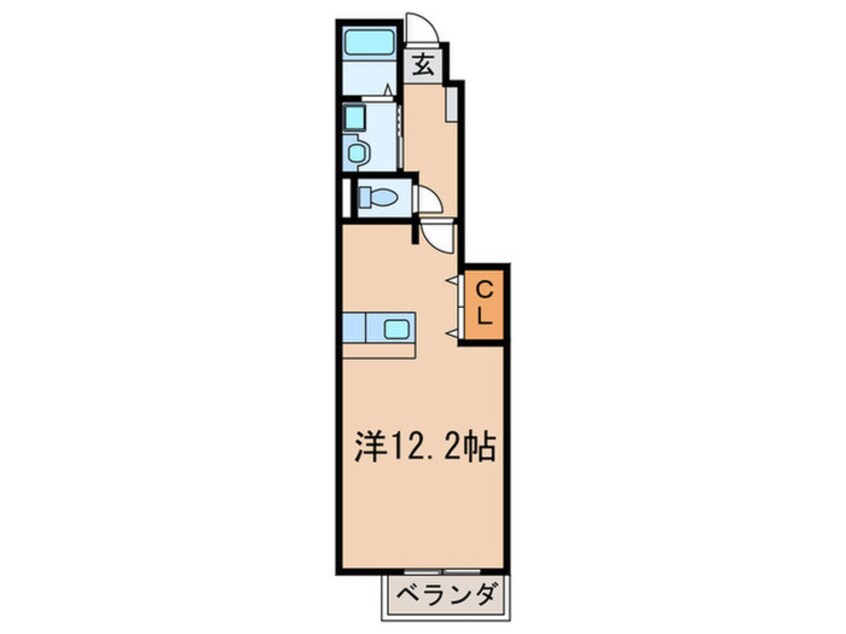 間取図 フェイバ－スタ－Ａ