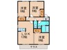 リビングタウン浅川B棟 3LDKの間取り
