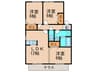 リビングタウン浅川B棟 3LDKの間取り