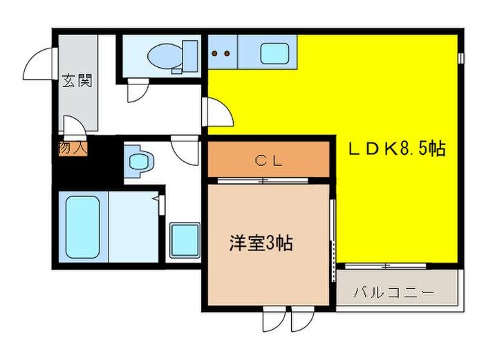 間取り図 Grandtic Park Side 大橋
