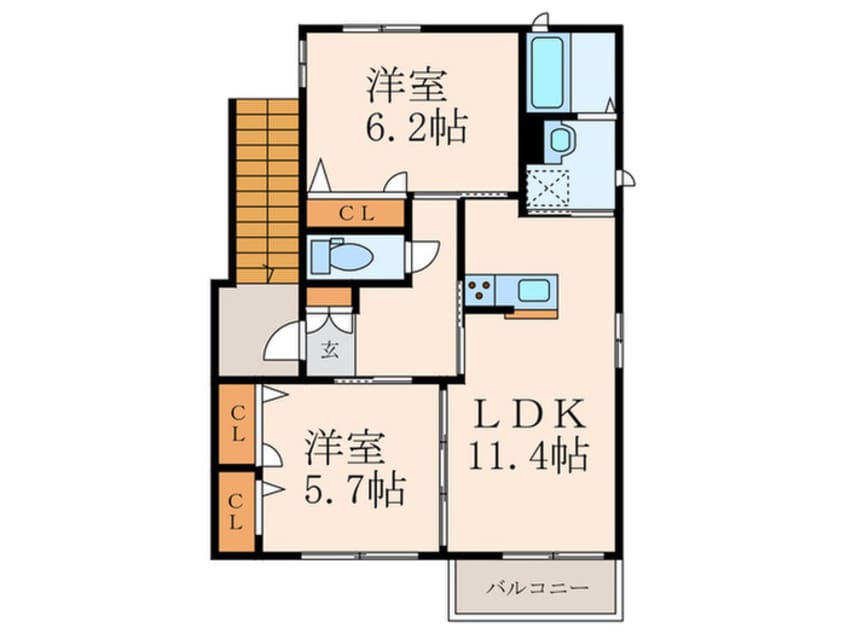 間取図 ミュゼクレベール
