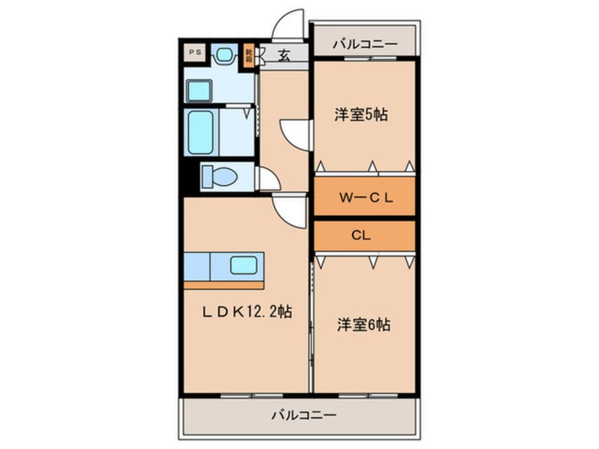 間取図 オークフィールド