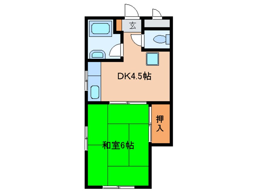 間取図 まるわビル