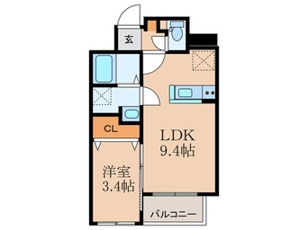 間取図 Ｃｈｅｒｉｍ井尻南Ⅲ