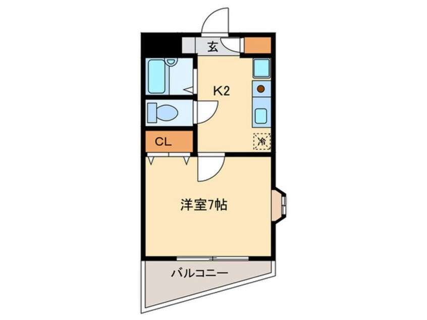 間取図 ハイツごうぐち