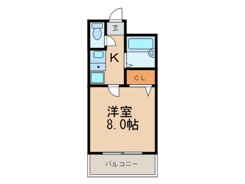 間取図 パ－クホ－ム別府西