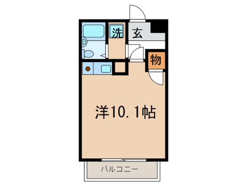 間取図 シティハイツ中津口