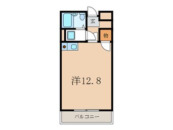 間取図 シティハイツ中津口