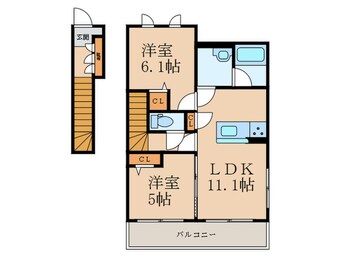 間取図 シャーメゾン　ソマジョカーレ