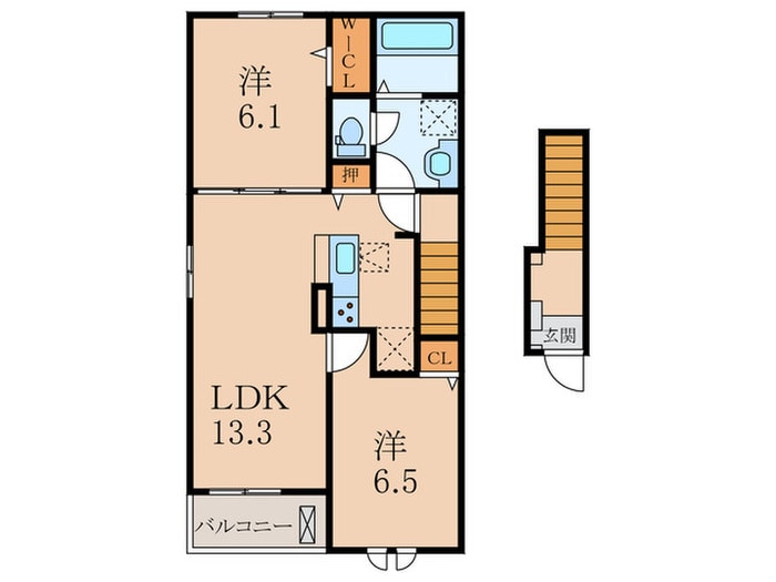 間取り図 メゾンドジュネスⅡ