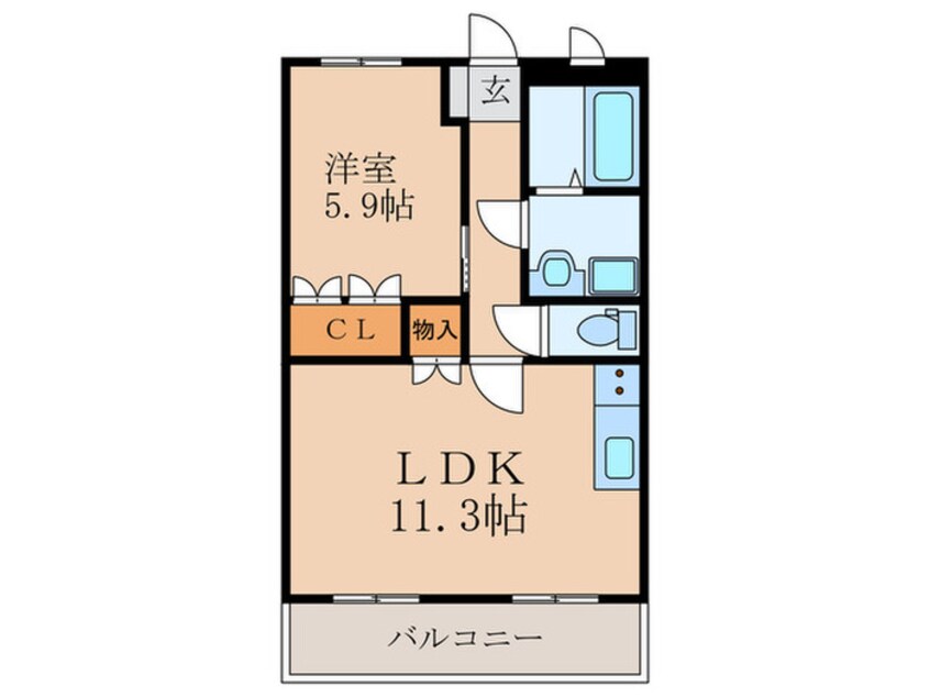 間取図 ルーチェ・フォレ