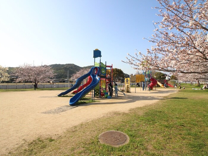 紫川河畔公園(公園)まで470m ルーチェ・フォレ