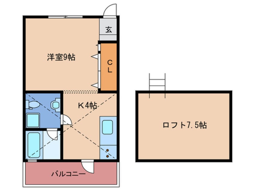 間取図 MEER HOUS