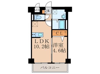 間取図 ムーンリバーJR久留米駅前
