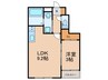 The　Trinity東櫛原 1LDKの間取り