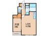 仮)久留米市東櫛原町新築ＡＰ 1LDKの間取り