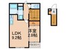 The　Trinity東櫛原 1LDKの間取り