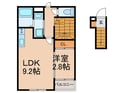 The　Trinity東櫛原の間取図