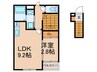 The　Trinity東櫛原 1LDKの間取り