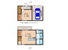 コモドハイム弐番館 1LDKの間取り