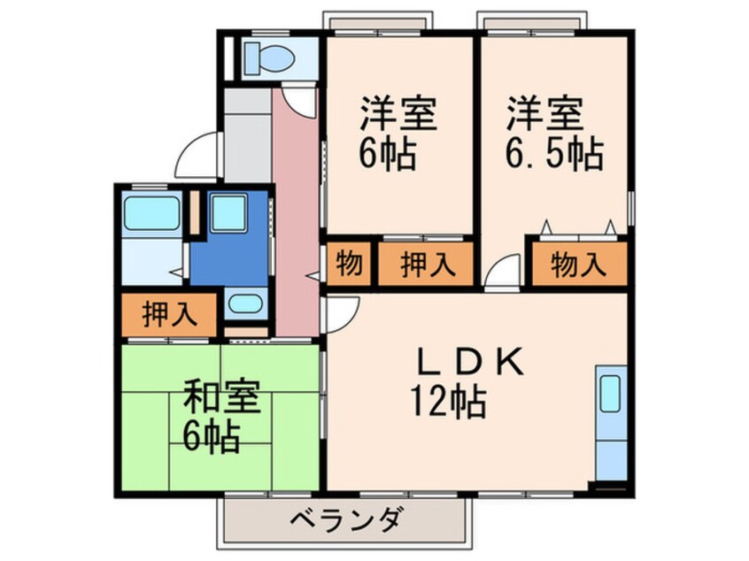 間取図 セジュール　Ｄ棟