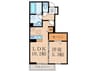 仮)Excellent街角六番館 1LDKの間取り