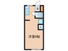 村山マンション 1Rの間取り