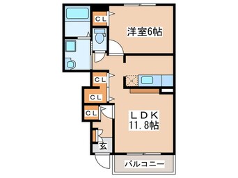間取図 エスペランサ二日市