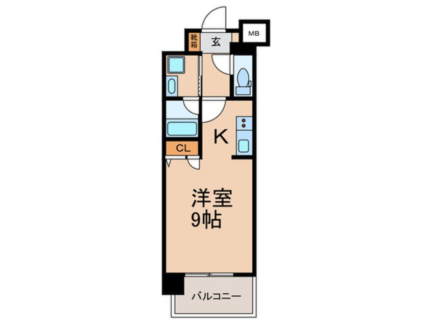 間取図 グランデール博多