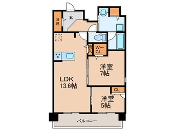 間取図 グランデール博多