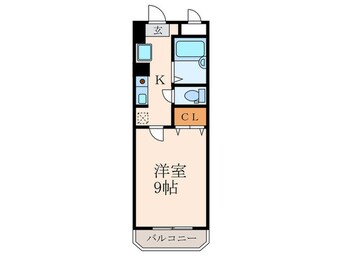 間取図 ウィングス片野Ⅱ